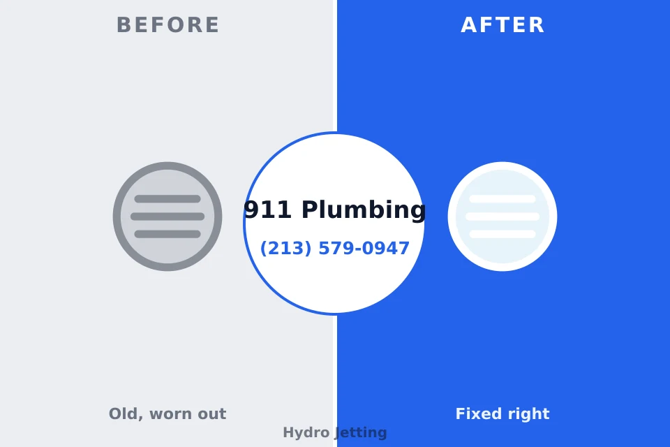 Before and after: plumbing repair Rushmere, VA
